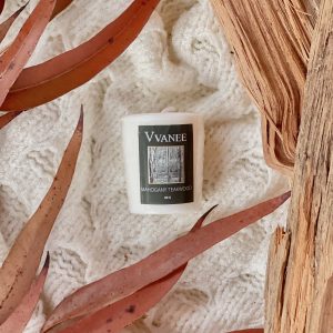 Vela Aromática Votiva Mahogany Teakwood
