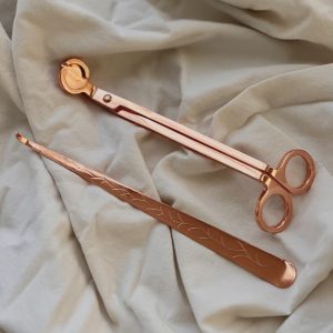 Kit Cuidado Com Pavio De Velas Rose Gold (Candle Care)