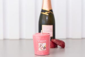 Vela Aromática Votiva Strawberry Champagne (Morango e Champagne)